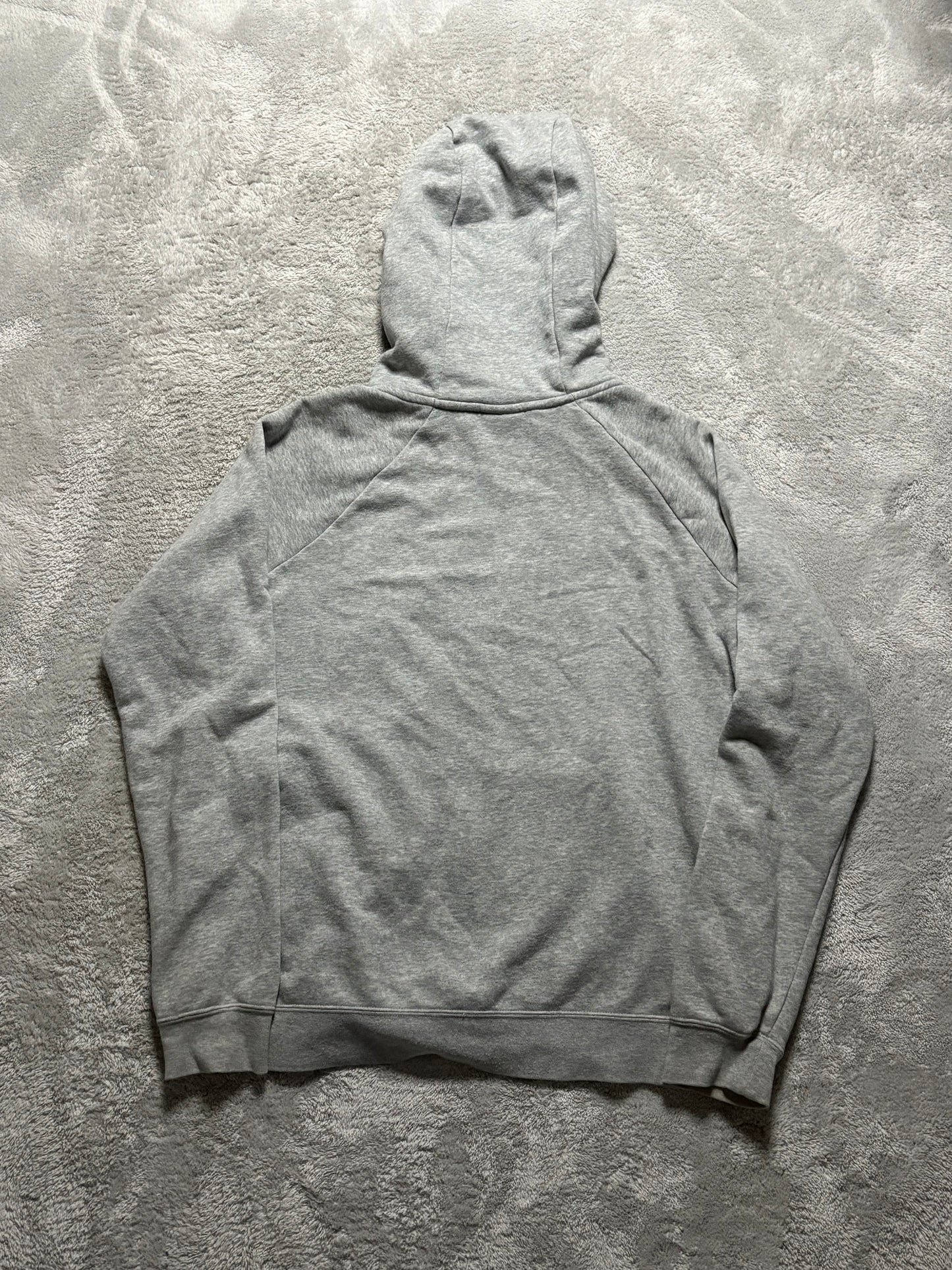 Nike Zip Hoodie Grau Swoosh M