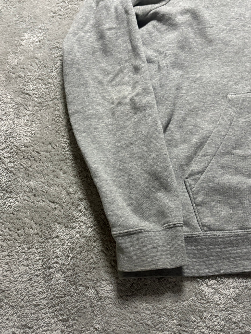 Nike Zip Hoodie Grau Swoosh M