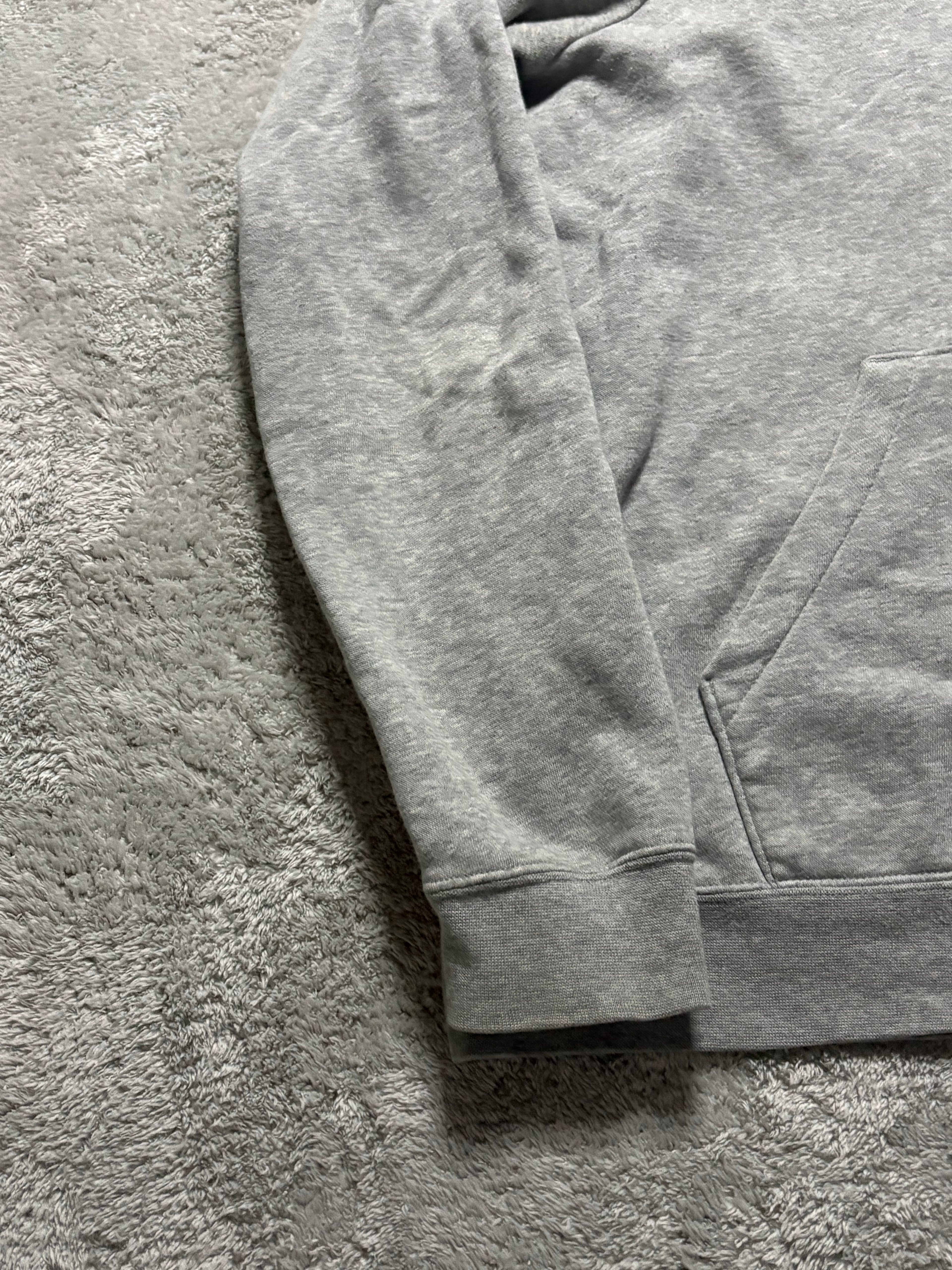 Nike Zip Hoodie Grau Swoosh M