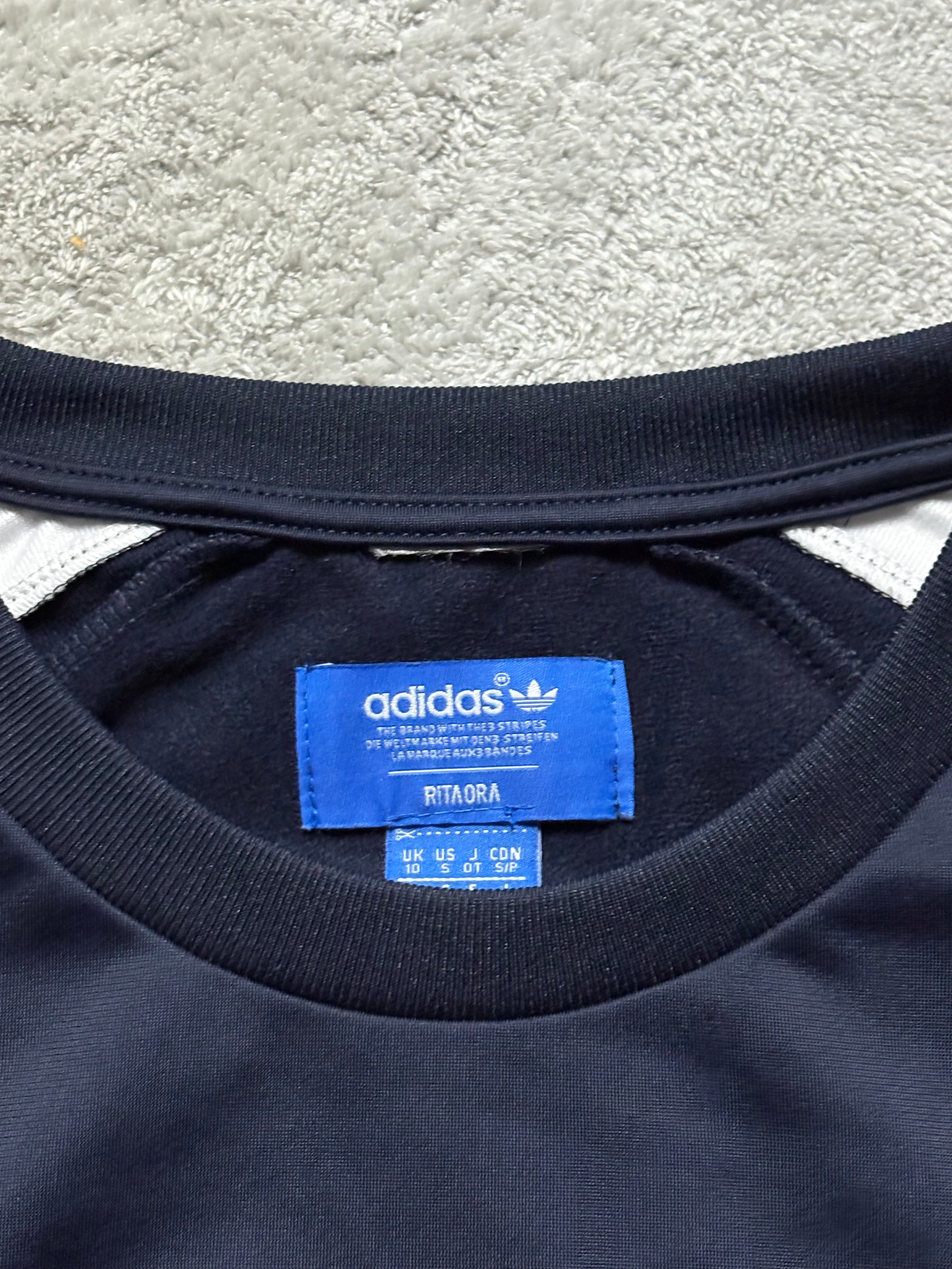 Adidas Originals Snap Button Pullover Trefoil Logo Backprint M