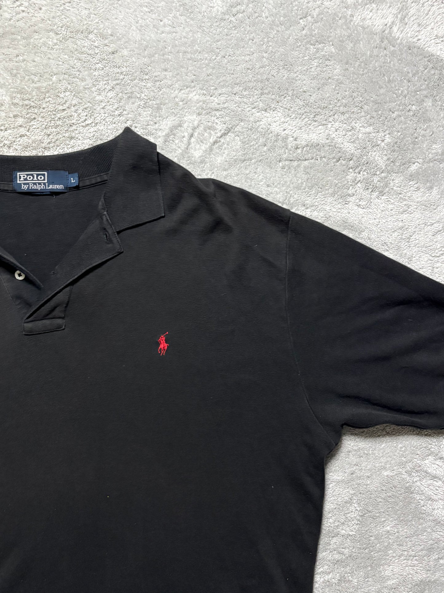 Polo Ralph Lauren Poloshirt Schwarz Red Pony L