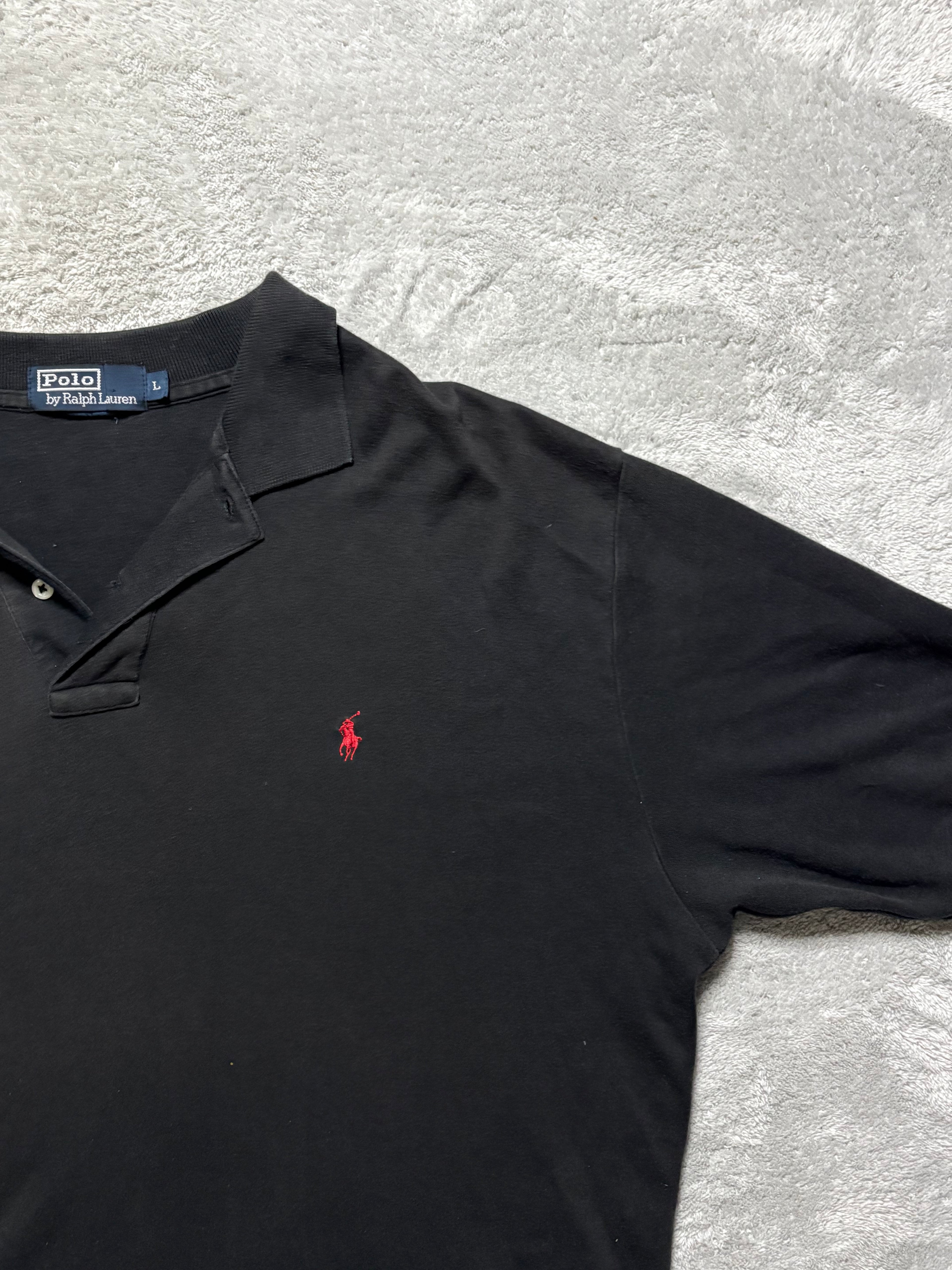 Polo Ralph Lauren Poloshirt Schwarz Red Pony L