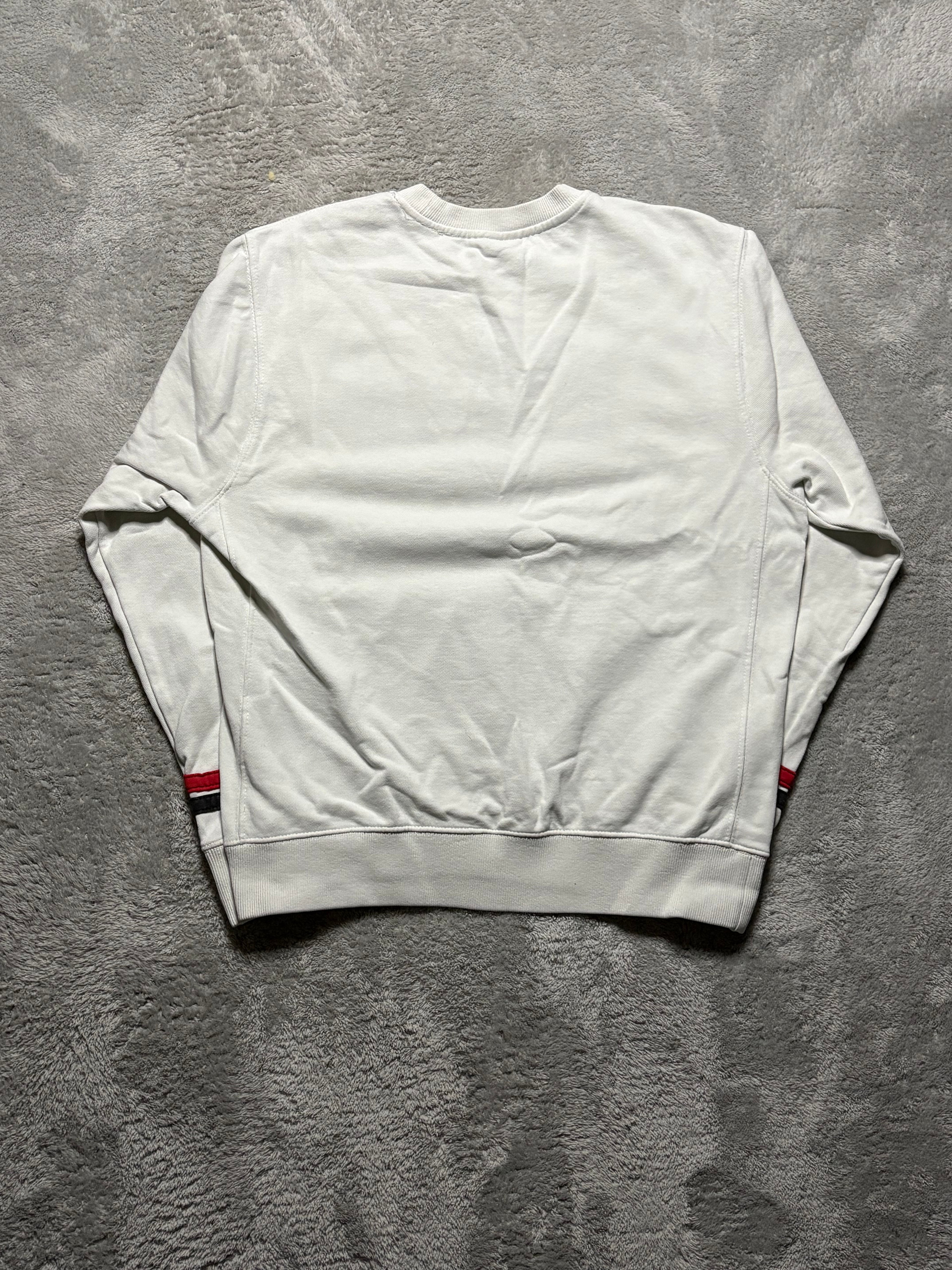 Nike Spellout Crewneck Sweater Weiß Rot Vintage S