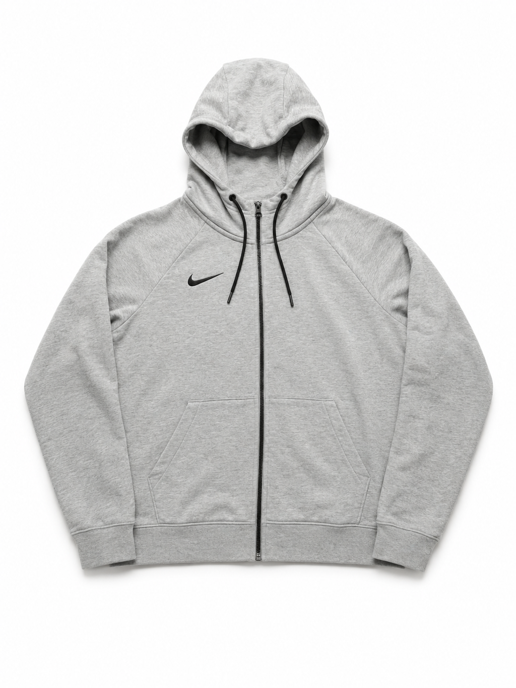Nike Zip Hoodie Grau Swoosh M