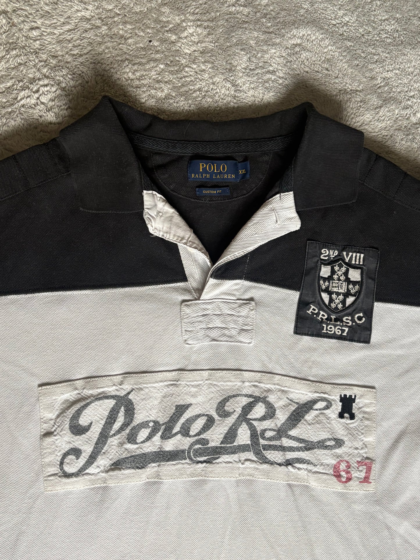 Polo Ralph Lauren Rugby Polo Shirt Custom Fit XXL
