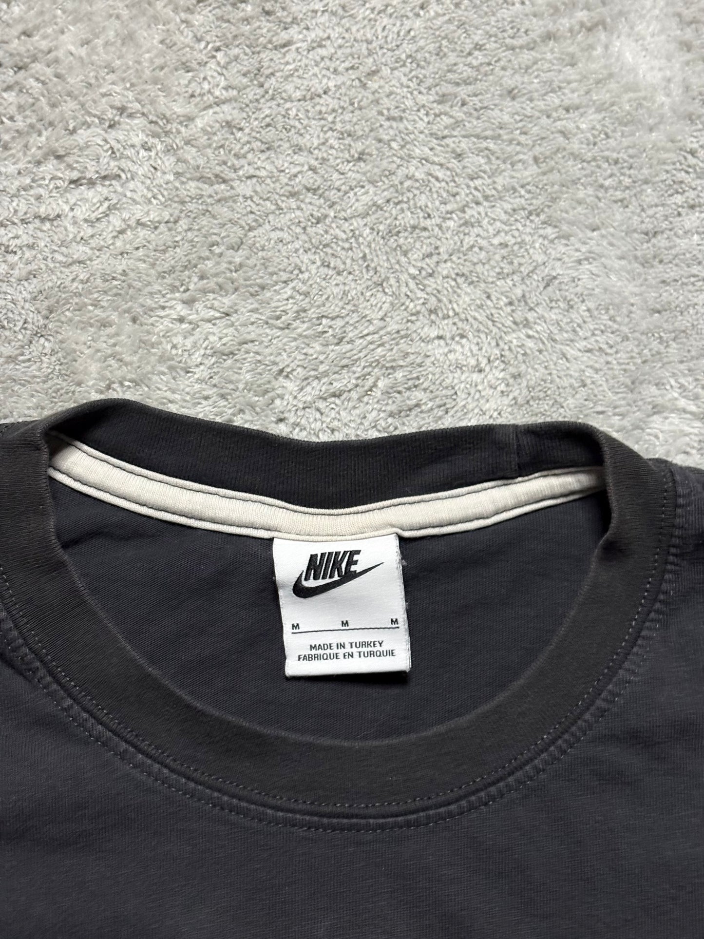 Nike Vintage College Logo T-Shirt Schwarz M