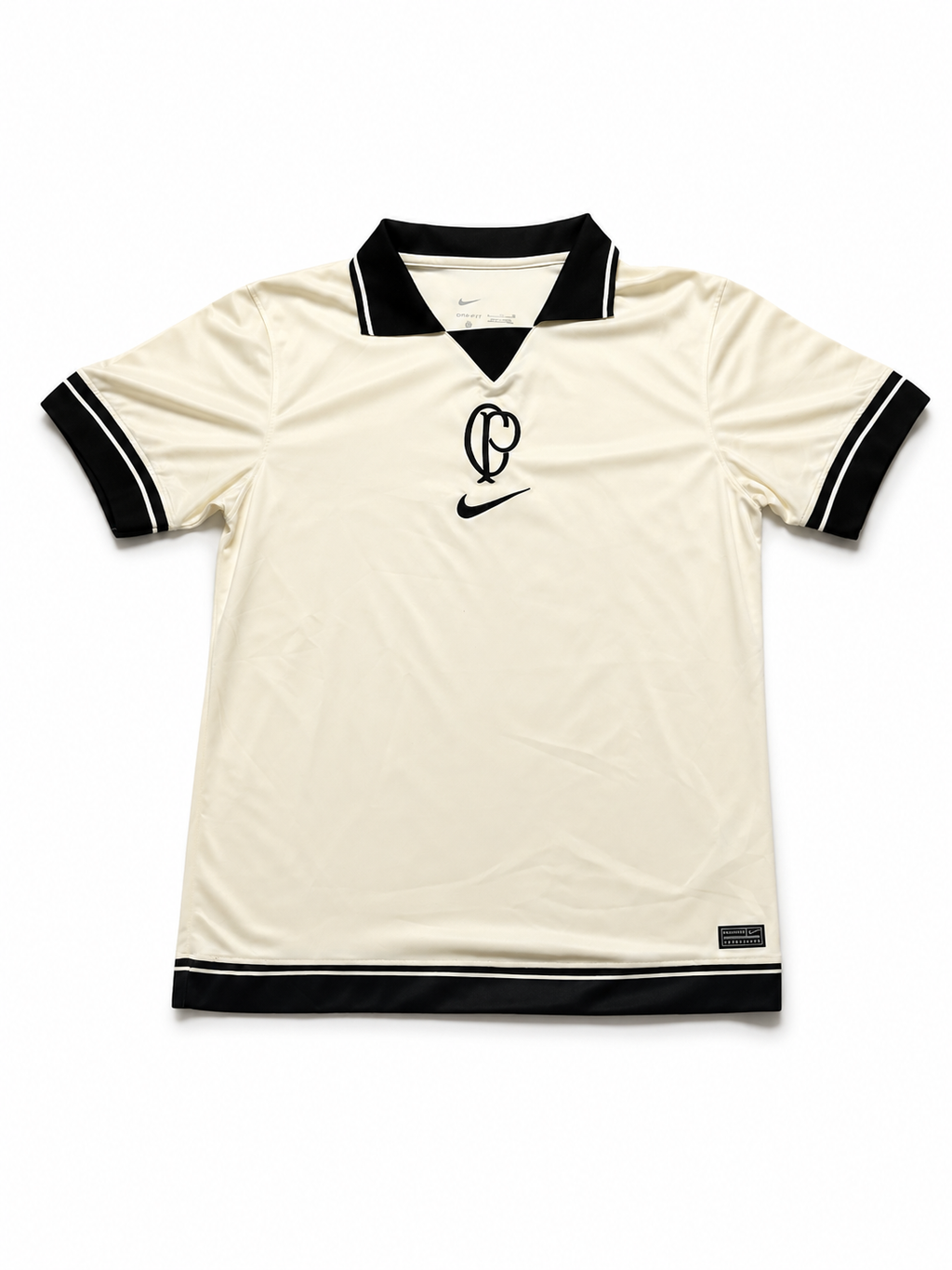 Nike Corinthians Dri-FIT Fußballtrikot Creme/Schwarz XL