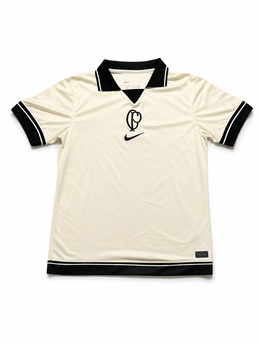 Nike Corinthians Dri-FIT Fußballtrikot Creme/Schwarz XL