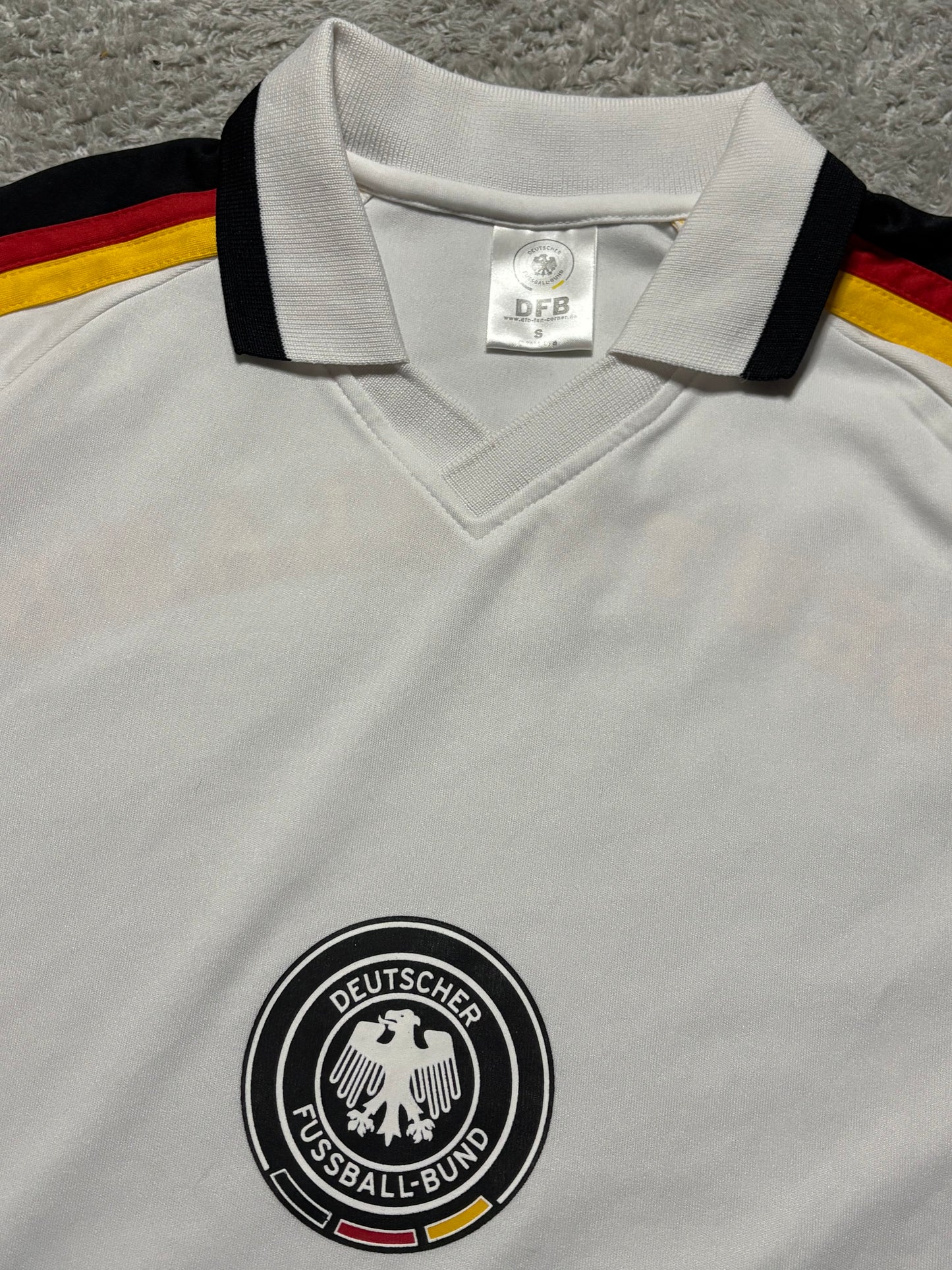 DFB Deutschland Trikot Weiß Vintage S