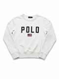 Polo Ralph Lauren USA Flag Sweatshirt Weiß M
