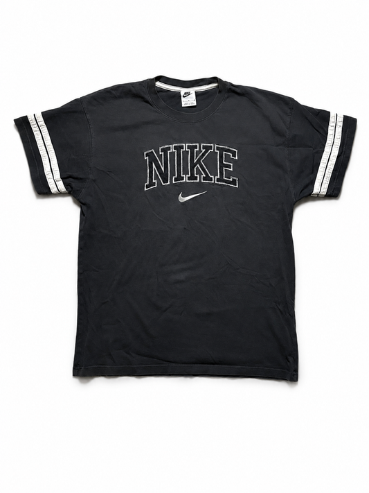 Nike Vintage College Logo T-Shirt Schwarz M