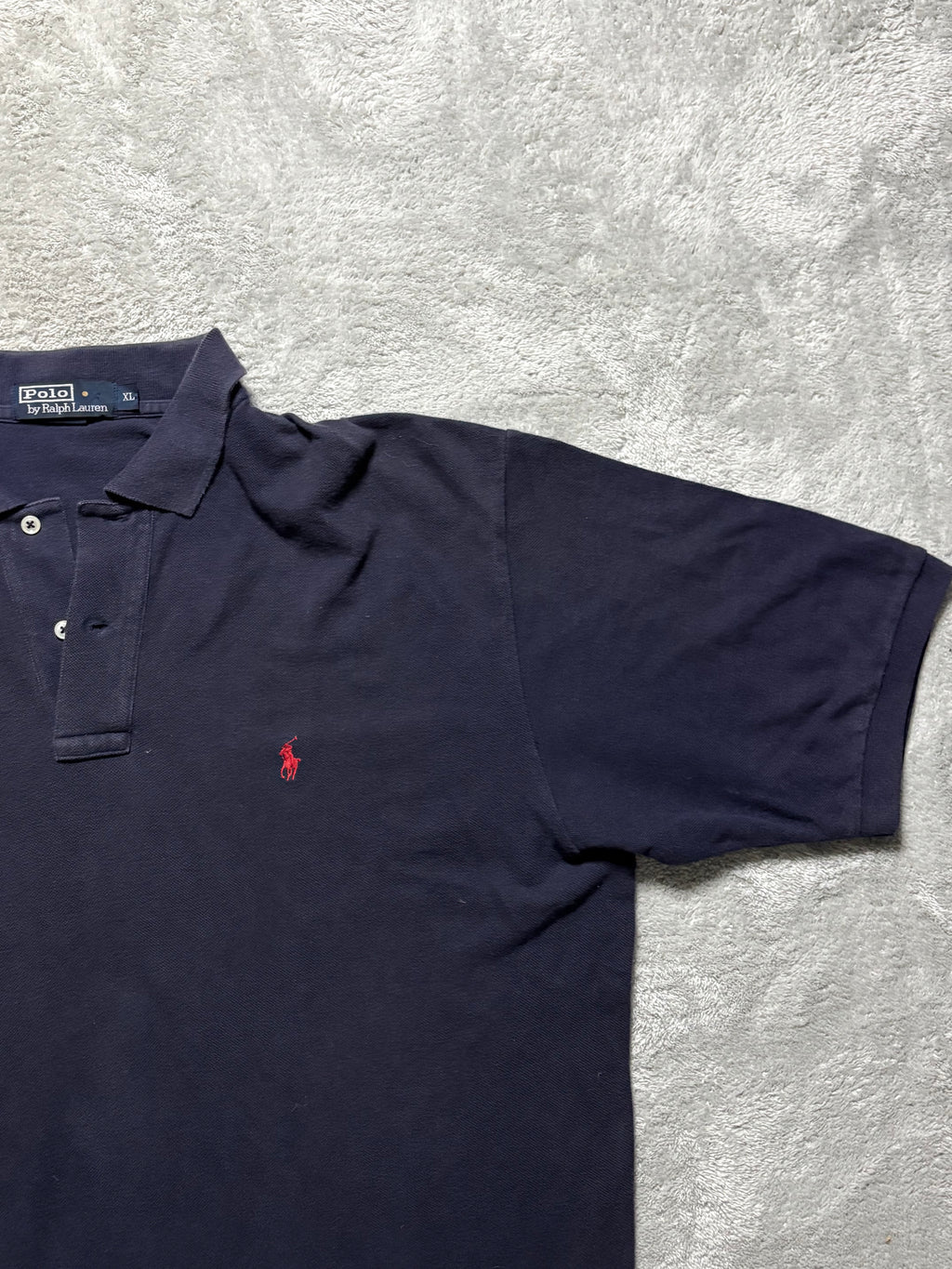 Polo Ralph Lauren Poloshirt Navy Blue Red Pony XL