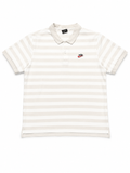 Nike Vintage Stripe Poloshirt Beige Creme XL