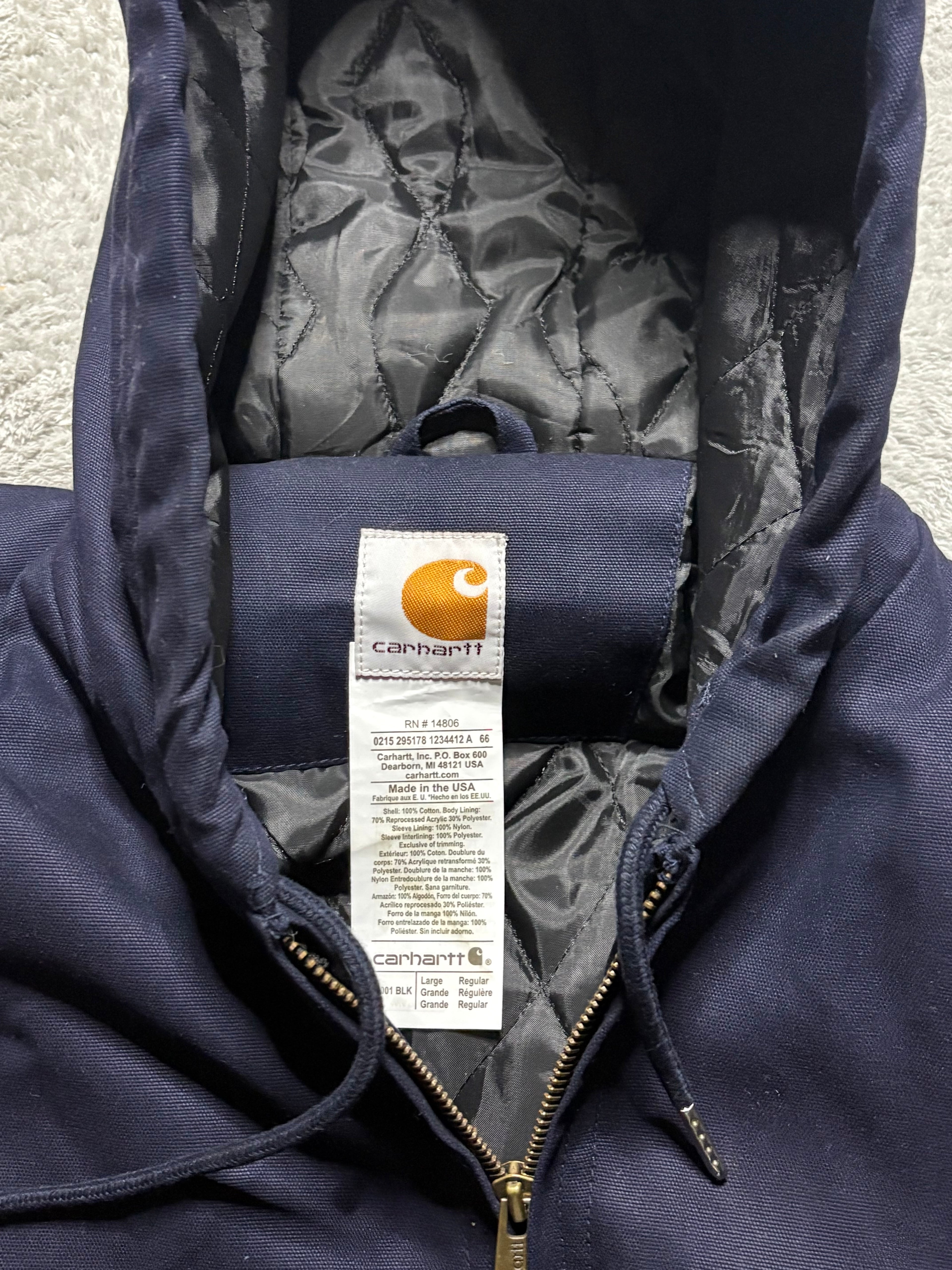 Carhartt Active Jacket Navy USA 🇺🇸