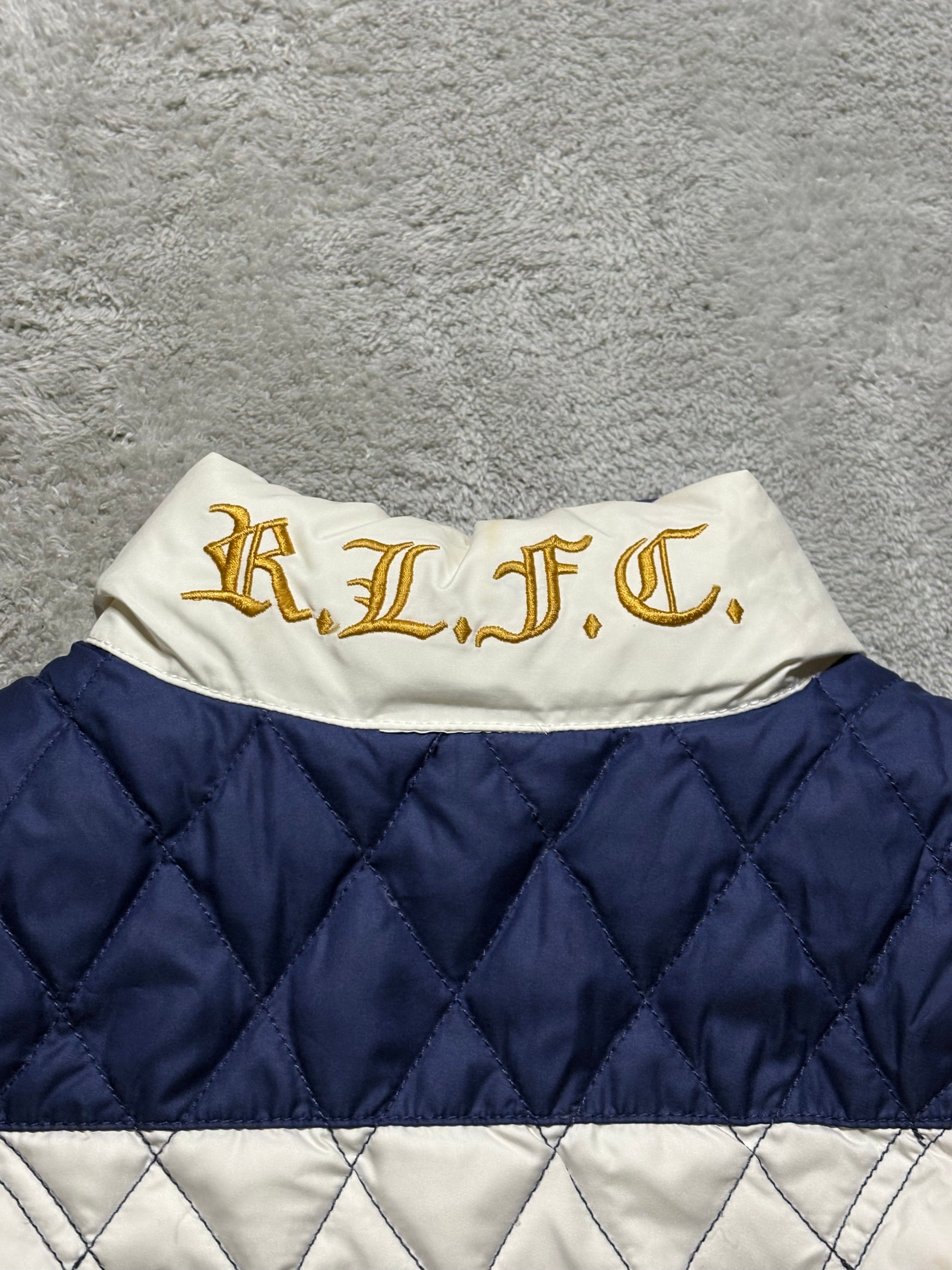 Ralph Lauren Wendeweste Daunenweste Blau Lila Reversible L