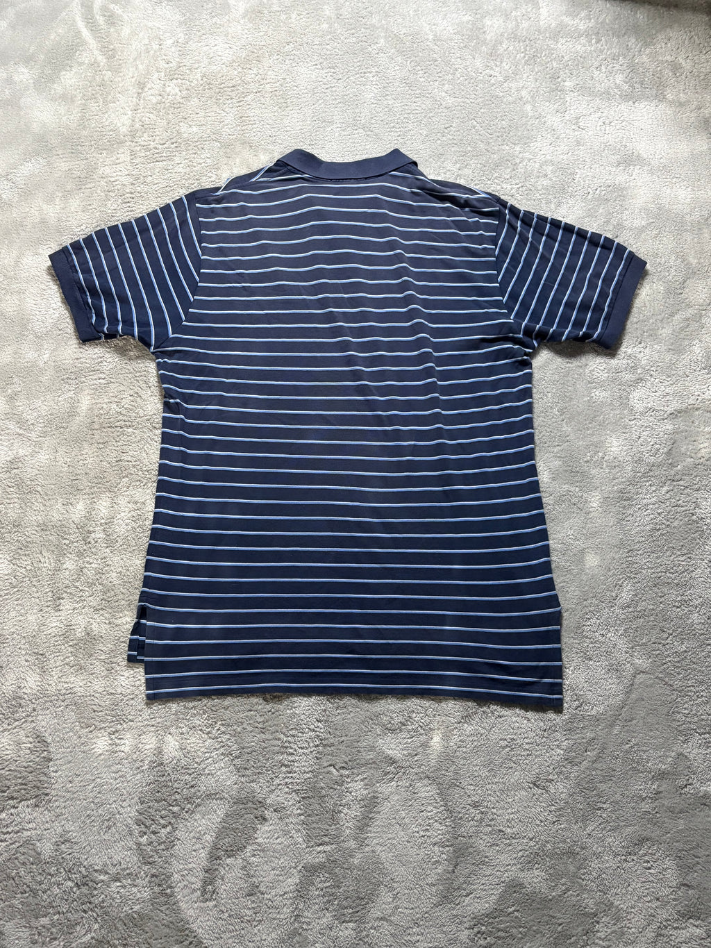 Polo Ralph Lauren Streifen Poloshirt Navy Blau XL