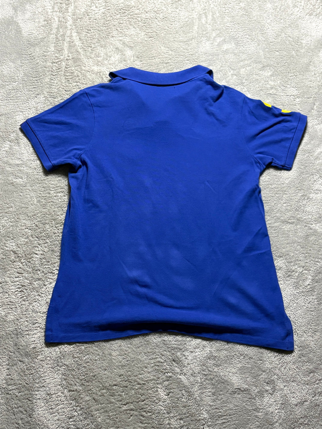 Polo Ralph Lauren Big Pony Poloshirt Blau Gelb S