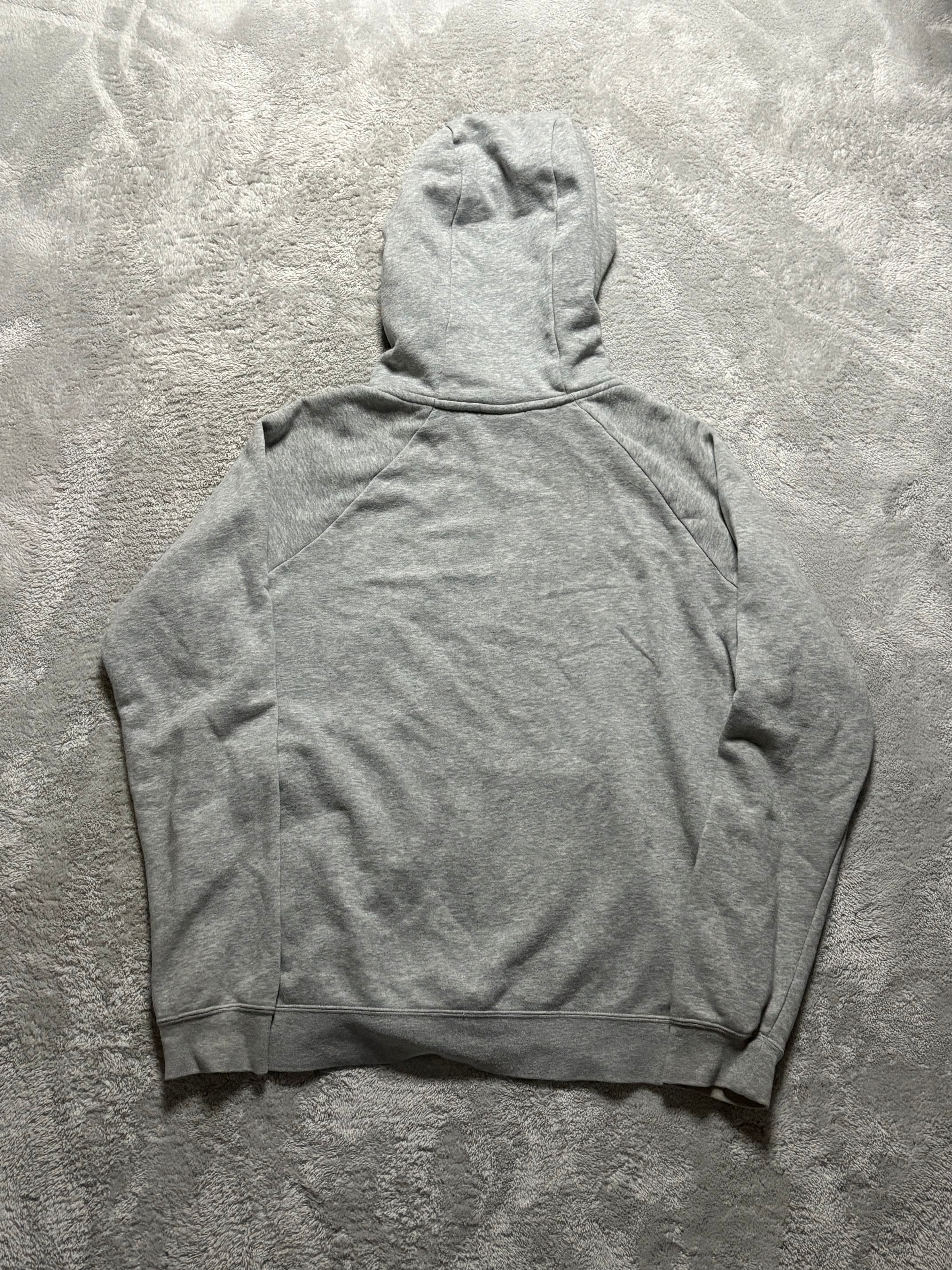 Nike Zip Hoodie Grau Swoosh M