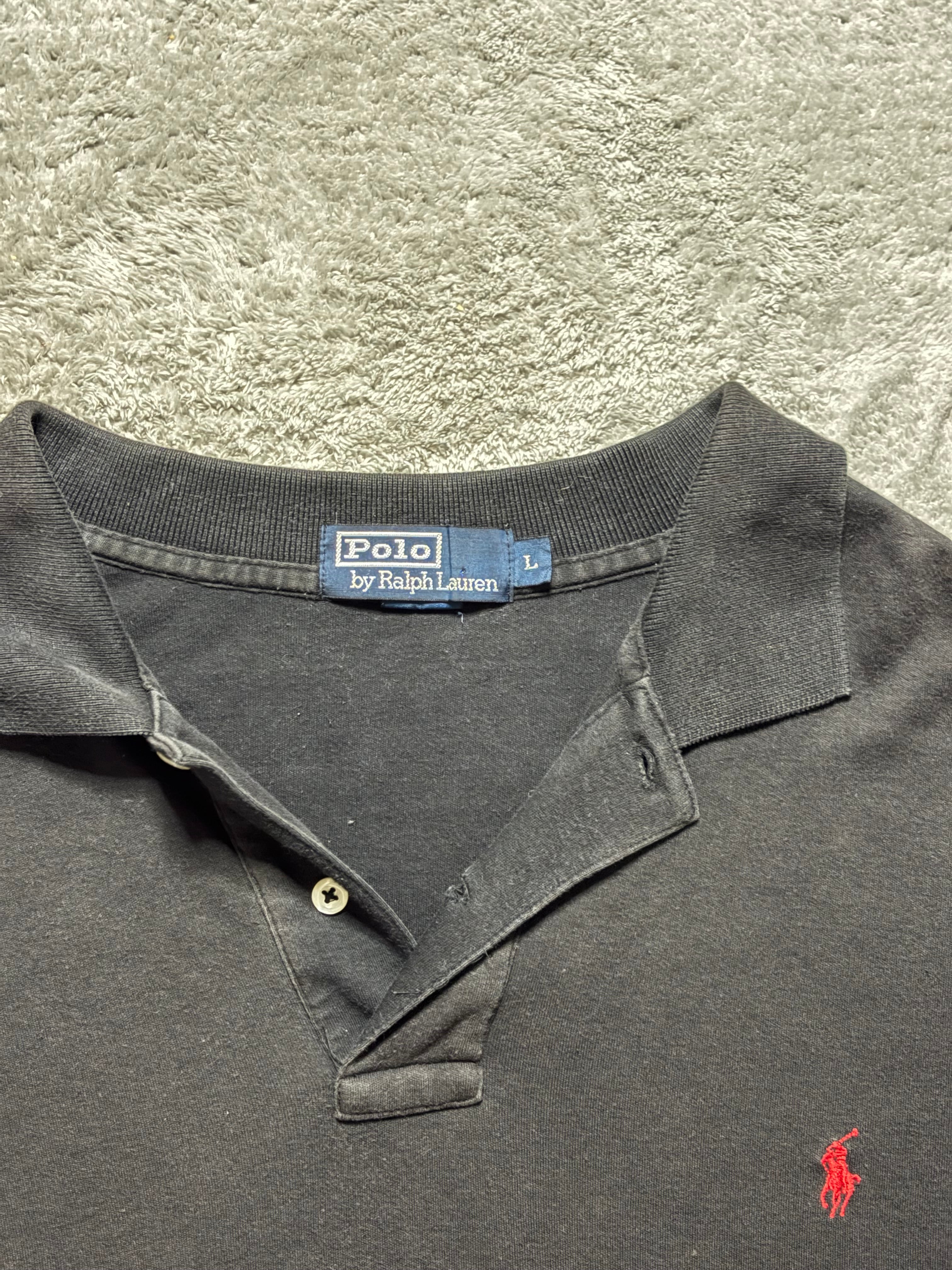 Polo Ralph Lauren Poloshirt Schwarz Red Pony L