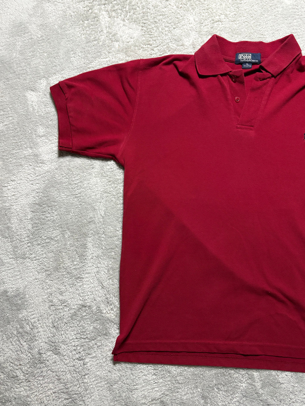 Polo Ralph Lauren Poloshirt Rot Vintage XL