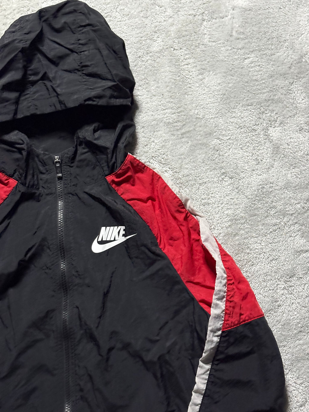 Nike Windbreaker Jacke Vintage Y2K Swoosh Hooded M/S