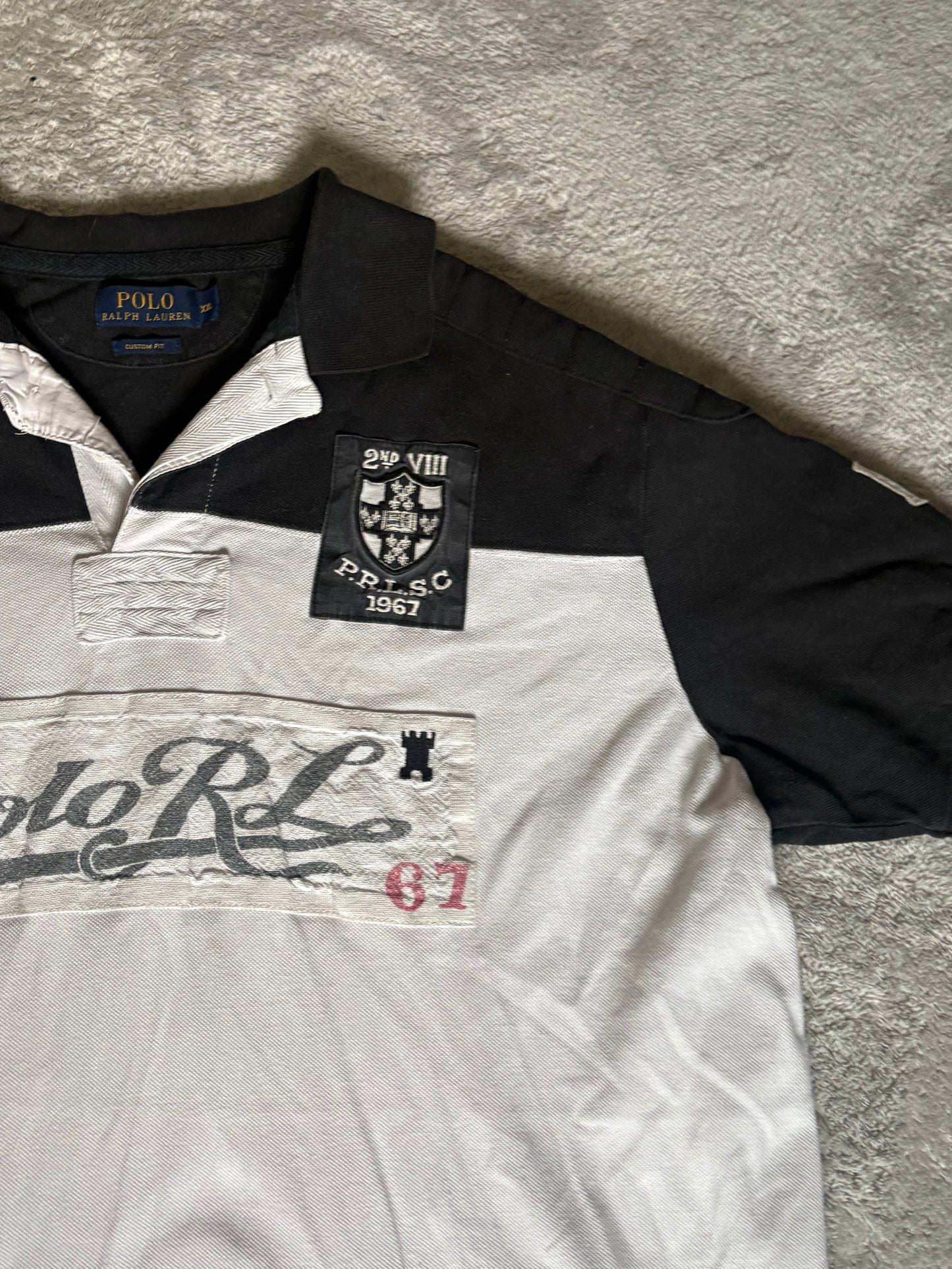 Polo Ralph Lauren Rugby Polo Shirt Custom Fit XXL