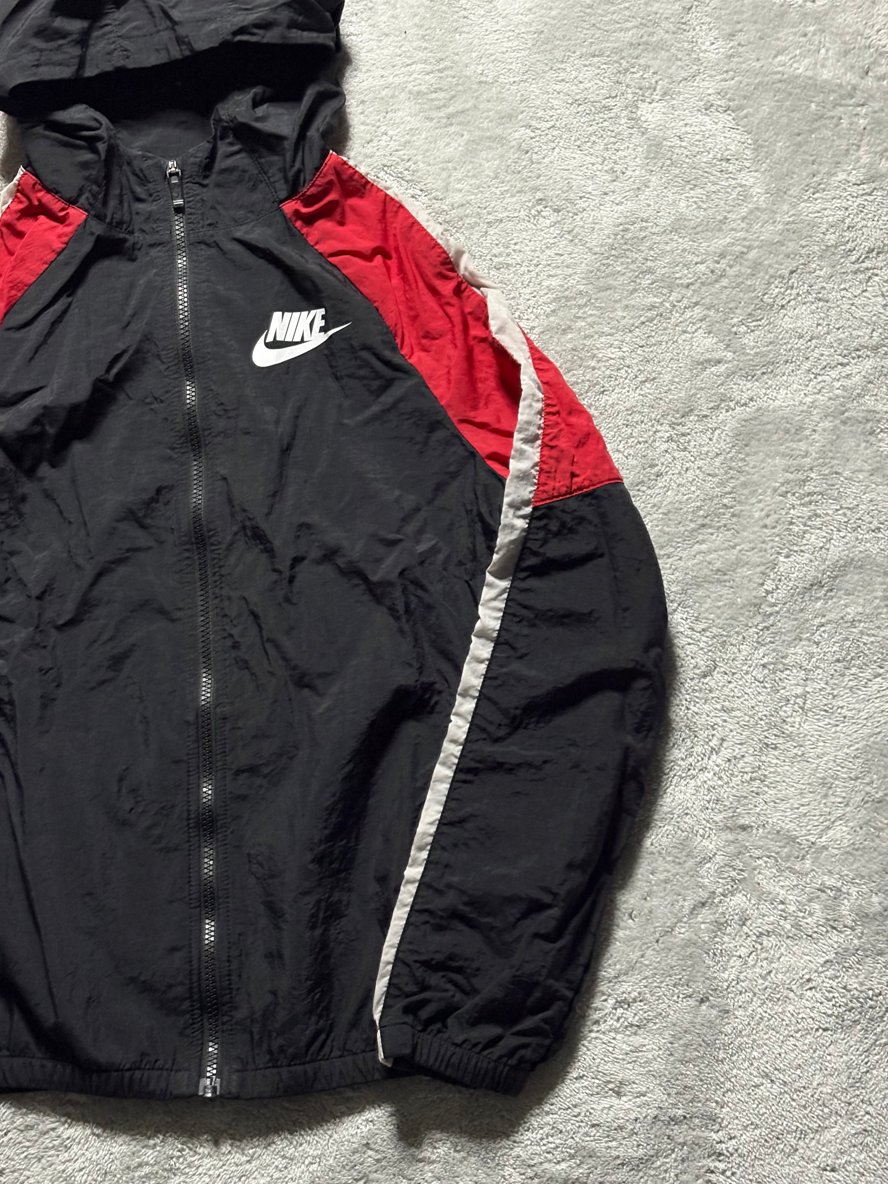 Nike Windbreaker Jacke Vintage Y2K Swoosh Hooded M/S