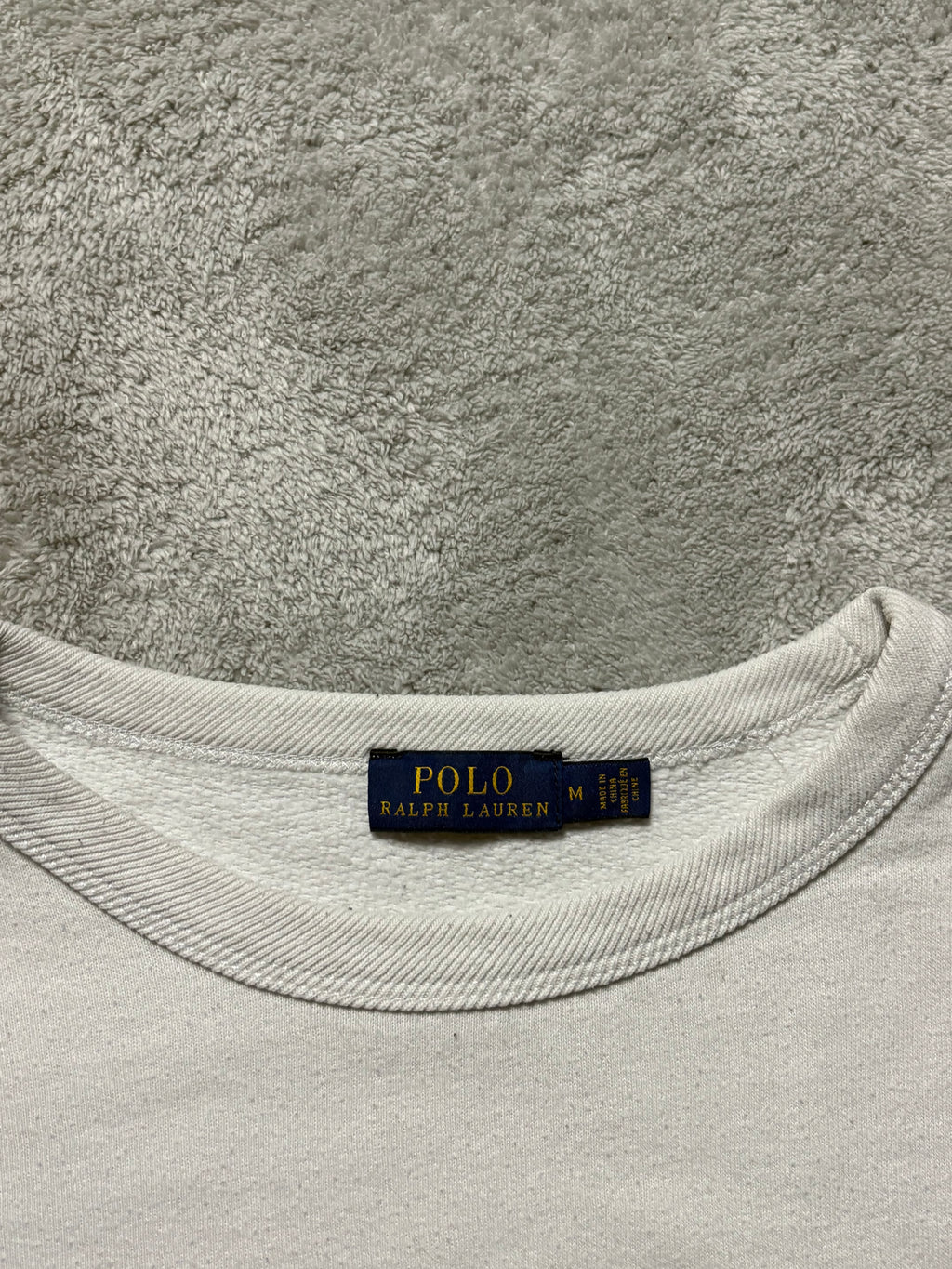Polo Ralph Lauren USA Flag Sweatshirt Weiß M