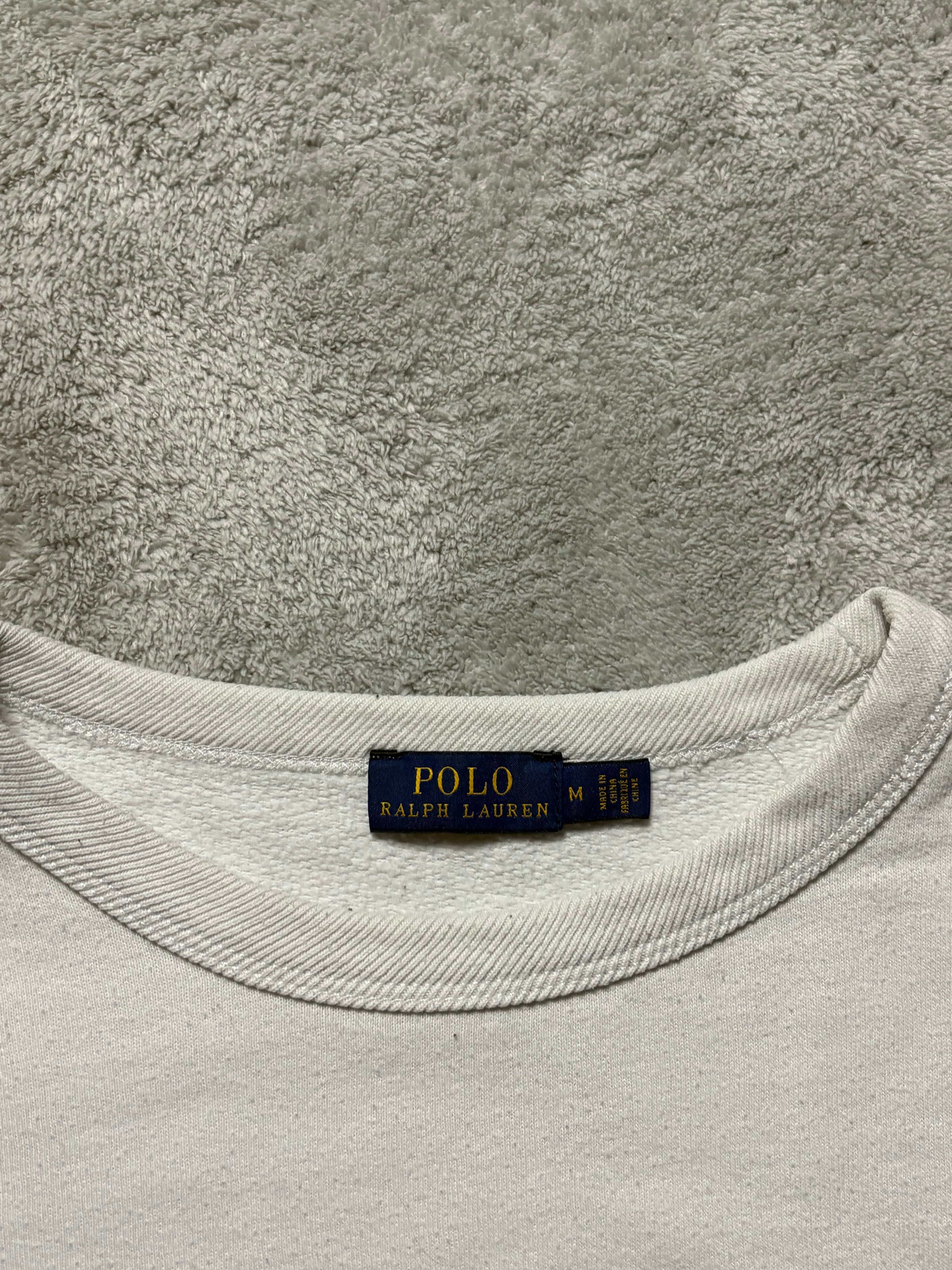 Polo Ralph Lauren USA Flag Sweatshirt Weiß M