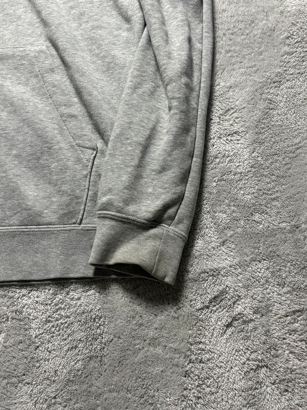 Nike Zip Hoodie Grau Swoosh M